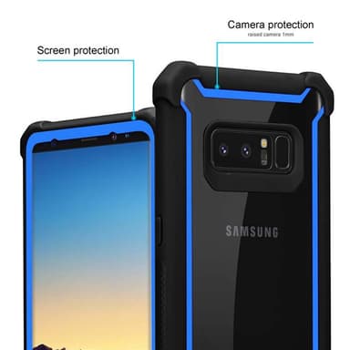 Samsung Galaxy NOTE 8 Deksel Case Cover (svart)