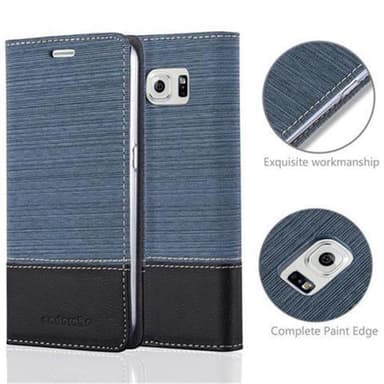 Samsung Galaxy S6 lommebokdeksel etui (blå)