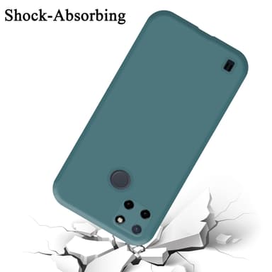 Realme C21Y / C25Y silikondeksel case (grønn)