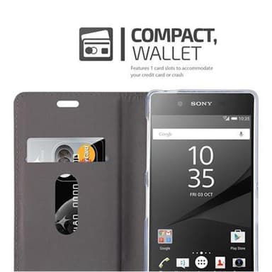 Sony Xperia Z5 lommebokdeksel etui (blå)