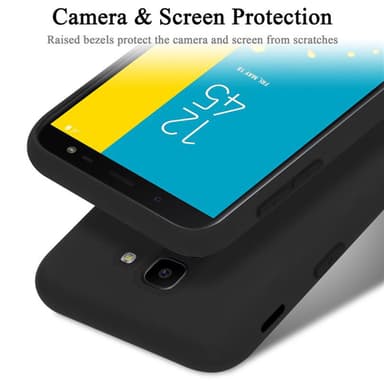 Samsung Galaxy J6 2018 silikondeksel case (svart)