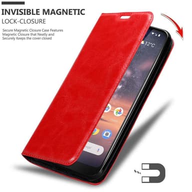 Nokia 3.2 lommebokdeksel case (rød)