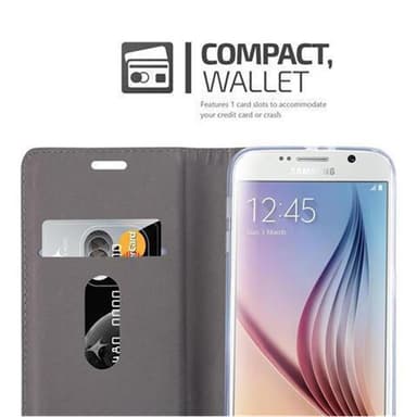 Samsung Galaxy S6 lommebokdeksel etui (blå)