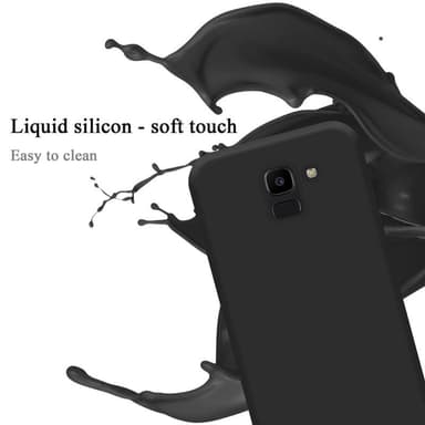 Samsung Galaxy J6 2018 silikondeksel case (svart)