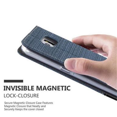 Samsung Galaxy S6 lommebokdeksel etui (blå)