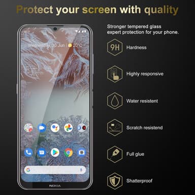 Nokia G10 / G20 3x Skjermbeskytter Skärmskydd