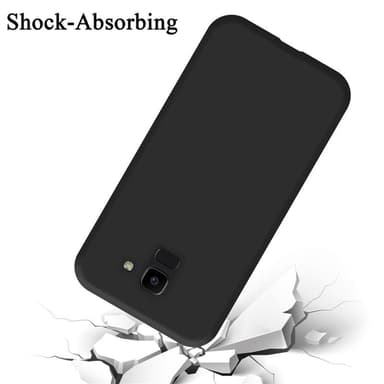 Samsung Galaxy J6 2018 silikondeksel case (svart)