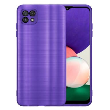 Samsung Galaxy A22 5G Silikondeksel Beskyttelse (lilla)