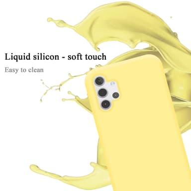 Samsung Galaxy A32 5G silikondeksel case (gul)