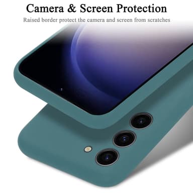 Samsung Galaxy S24 PLUS silikondeksel case (Grønn)