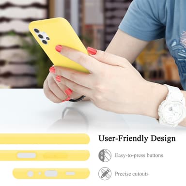 Samsung Galaxy A32 5G silikondeksel case (gul)
