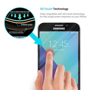 Samsung Galaxy J5 2017 Skjermbeskytter Skärmskydd