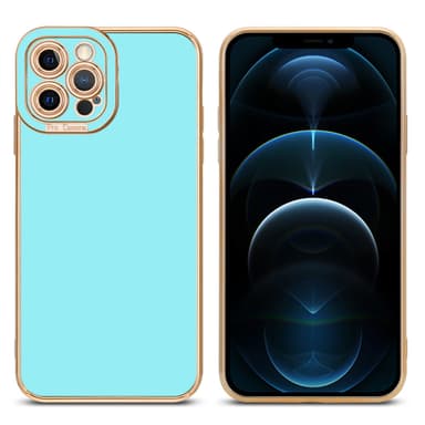iPhone 12 PRO silikondeksel cover (turkis)