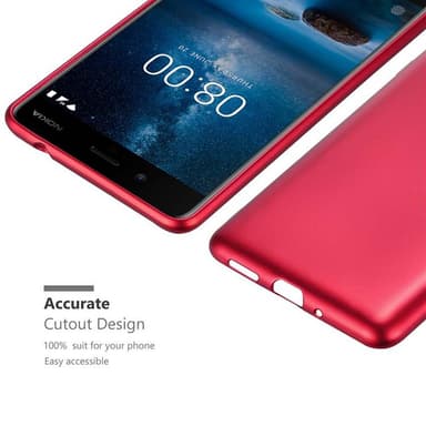 Deksel Nokia 8 2017 Case Cover (rød)
