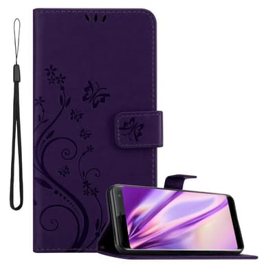 Sony Xperia XZ3 lommebokdeksel Blomster (lilla)