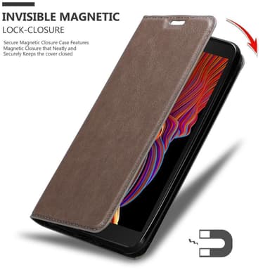 Samsung Galaxy XCover 5 lommebokdeksel case (brun)