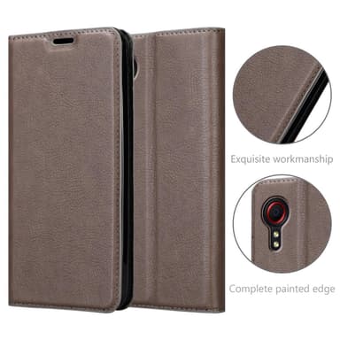 Samsung Galaxy XCover 5 lommebokdeksel case (brun)