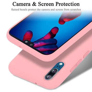 Huawei P20 silikondeksel case (rosa)