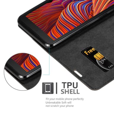 Samsung Galaxy XCover 5 lommebokdeksel case (brun)