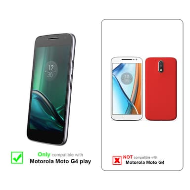 Deksel Motorola MOTO G4 PLAY Case Cover (blå)
