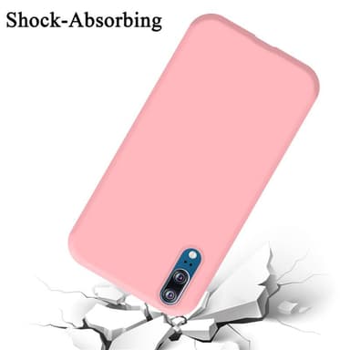 Huawei P20 silikondeksel case (rosa)