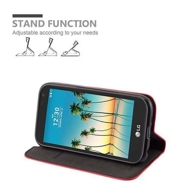 LG K3 2017 lommebokdeksel case (rød)