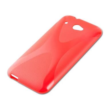 HTC Desire 601 Deksel Case Cover (rød)
