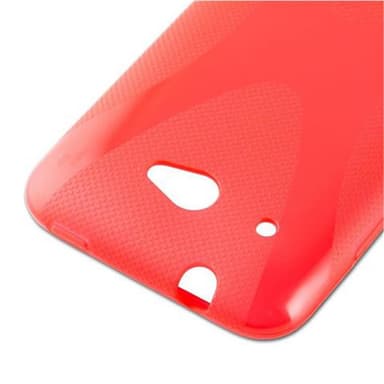 HTC Desire 601 Deksel Case Cover (rød)