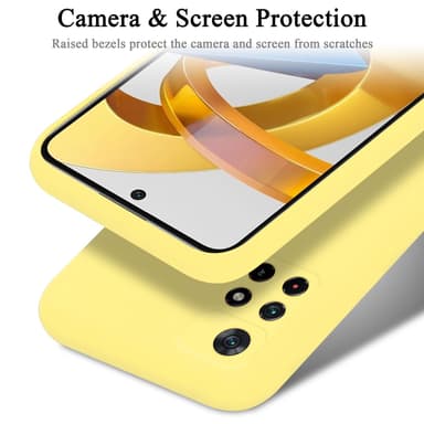 Xiaomi POCO M4 PRO 5G silikondeksel case (gul)
