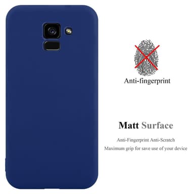Deksel Samsung Galaxy A5 2018 Silikon cover (blå)