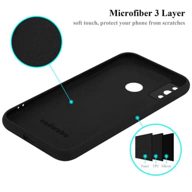 Honor 9X LITE silikondeksel case (Svart)