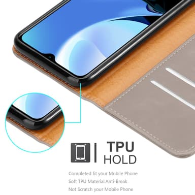 Xiaomi RedMi 9T / POCO M3 lommebokdeksel etui (brun)