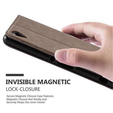 Sony Xperia M4 AQUA lommebokdeksel case (brun)