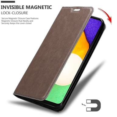 Samsung Galaxy A13 5G lommebokdeksel case (brun)