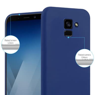 Deksel Samsung Galaxy A5 2018 Silikon cover (blå)