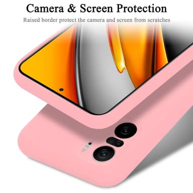 Xiaomi Mi 11i / POCO F3 silikondeksel case (rosa)