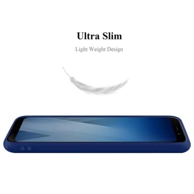 Deksel Samsung Galaxy A5 2018 Silikon cover (blå)