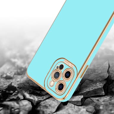 iPhone 12 PRO silikondeksel cover (turkis)