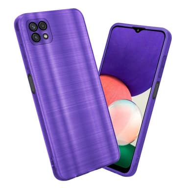 Samsung Galaxy A22 5G Silikondeksel Beskyttelse (lilla)