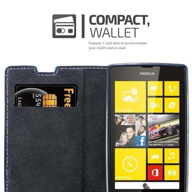 Nokia Lumia 520 / 521 Deksel Case Cover (blå)