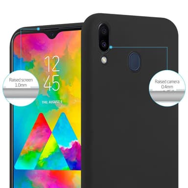 Deksel Samsung Galaxy M20 Silikon cover (svart)