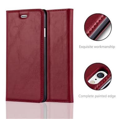 iPhone 6 / 6S lommebokdeksel case (rød)