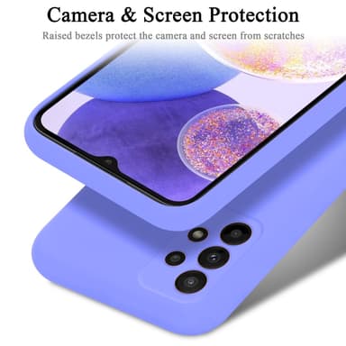 Samsung Galaxy A23 4G silikondeksel case (lilla)