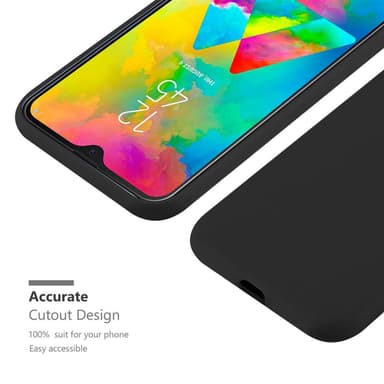 Deksel Samsung Galaxy M20 Silikon cover (svart)