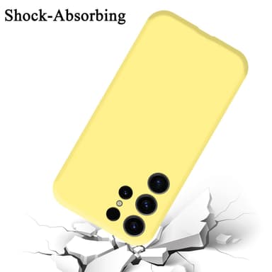 Samsung Galaxy S23 ULTRA silikondeksel case (gul)