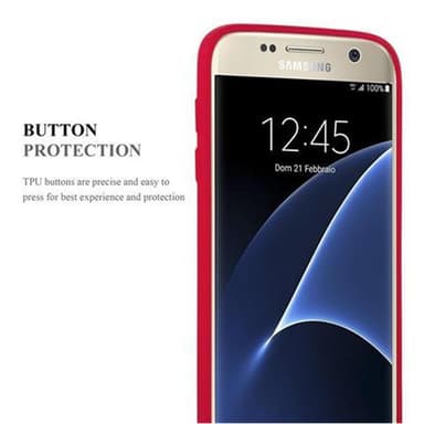 Deksel Samsung Galaxy S7 case (rød)