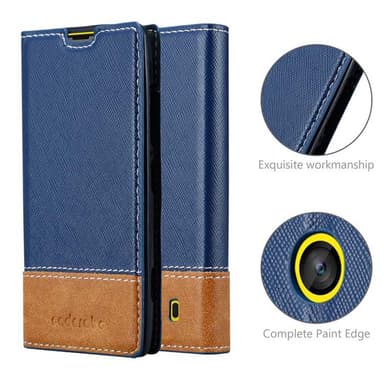 Nokia Lumia 520 / 521 Deksel Case Cover (blå)