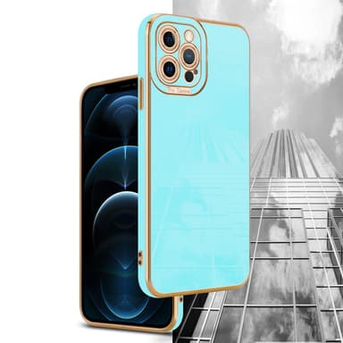 iPhone 12 PRO silikondeksel cover (turkis)