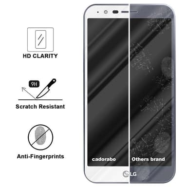 LG STYLO 3 Skjermbeskytter Skärmskydd (hvit)