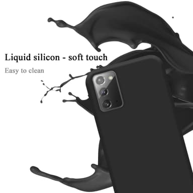 Samsung Galaxy NOTE 20 silikondeksel case (svart)